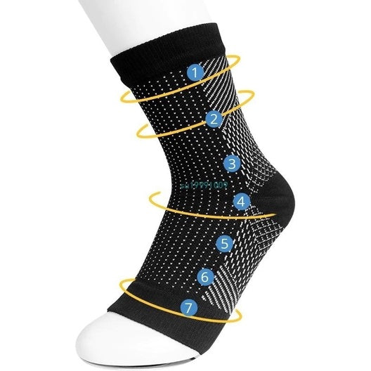 Meias Ortopédicas de Compressão FeetPress™ - Acabe hoje com as dores que você sofre nos pés! -PROMOÇÃO VERÃO DE OFERTAS! ( Compre 1 Leve 3)