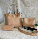 Bolsa Grande em Couro LV Elegance- Lançamento 2025 - A Procurada das Mulheres - PROMOÇÃO ANO NOVO + BRINDES EXCLUSIVOS (Carteira +Necessaire) Últimas Unidades!