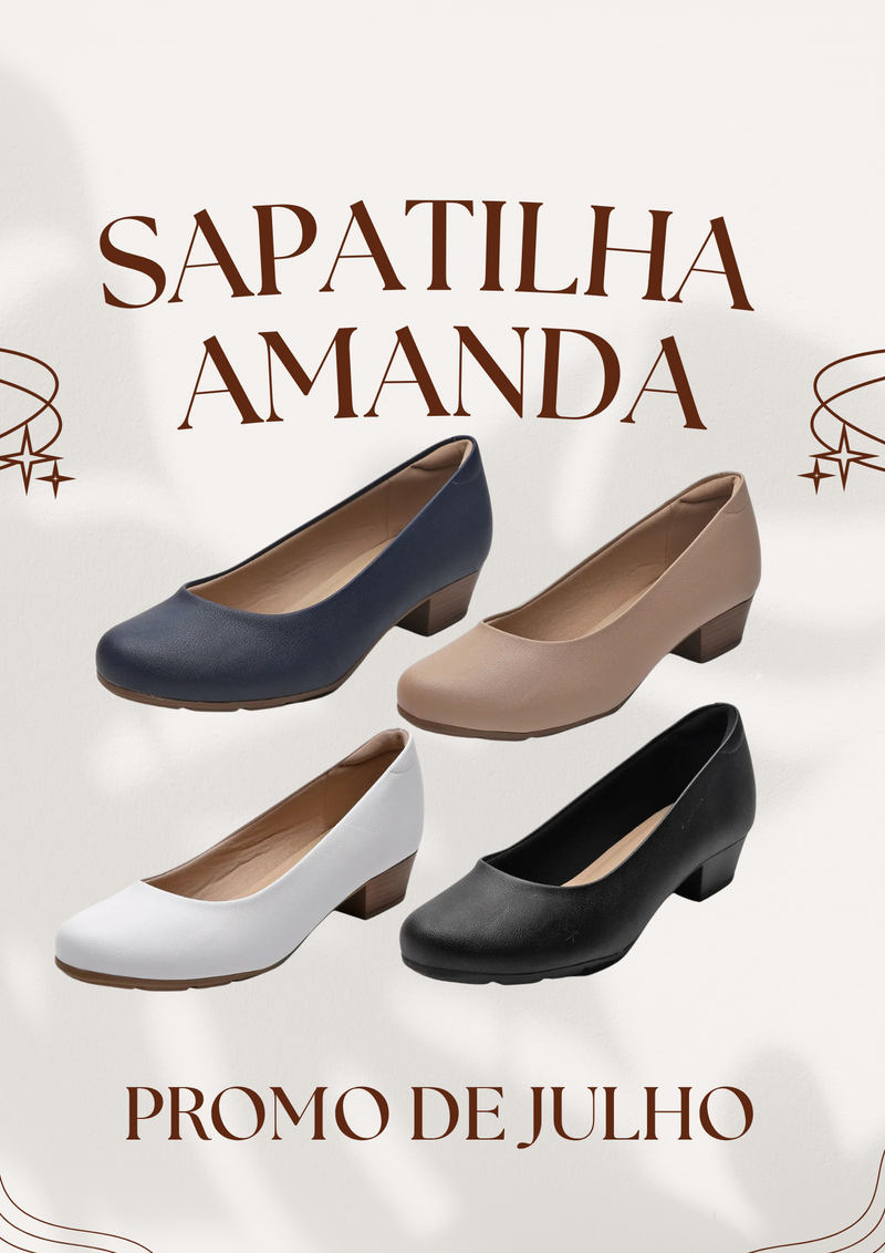 [SOMENTE HOJE] Sapatilha Ortopédica Amanda - A leveza e conforto que seus pés precisam! - PROMO MÊS DE JULHO + BRINDE EXCLUSIVO!
