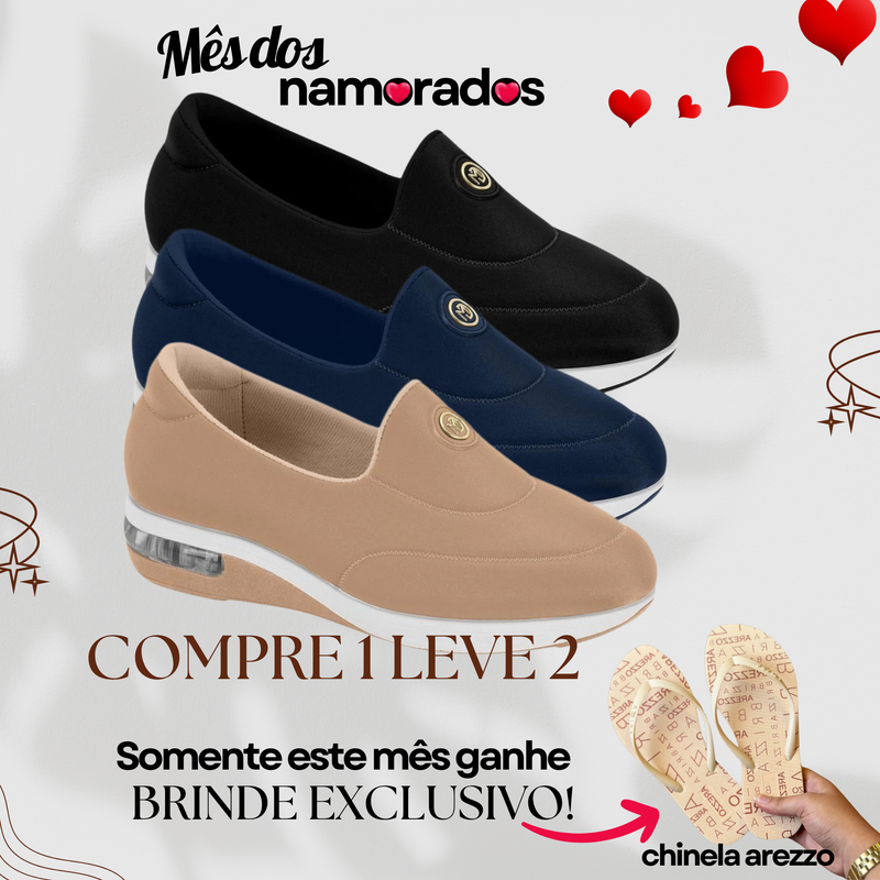 [COMPRE 1 LEVE 2] Tênis Ortopédico UltraConfort Modare - O conforto que seus pés amam! PROMO MÊS DE JUNHO + BRINDE EXCLUSIVO!