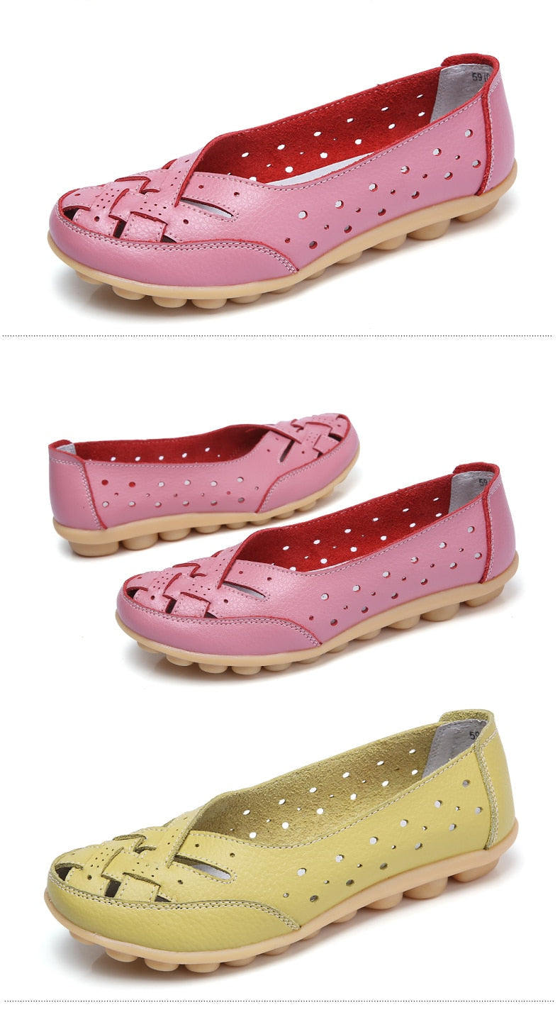 PROMOÇÃO VERÃO DE OFERTAS! (65%OFF) - O Mais Confortável, Leve e Bonito do Momento - Sapato Feminino Orto Flats