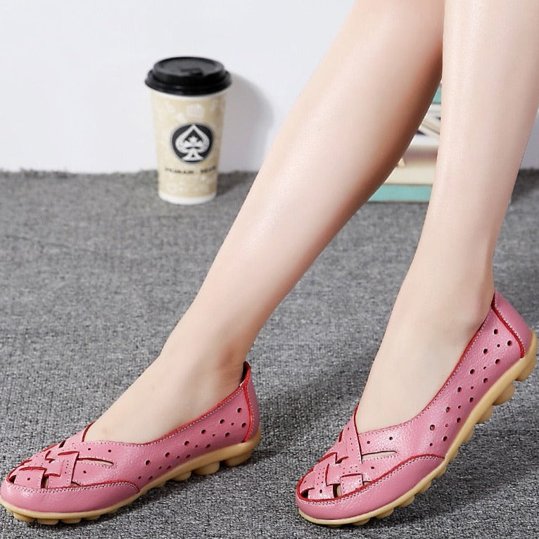 PROMOÇÃO VERÃO DE OFERTAS! (65%OFF) - O Mais Confortável, Leve e Bonito do Momento - Sapato Feminino Orto Flats