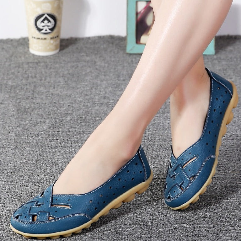 PROMOÇÃO VERÃO DE OFERTAS! (65%OFF) - O Mais Confortável, Leve e Bonito do Momento - Sapato Feminino Orto Flats