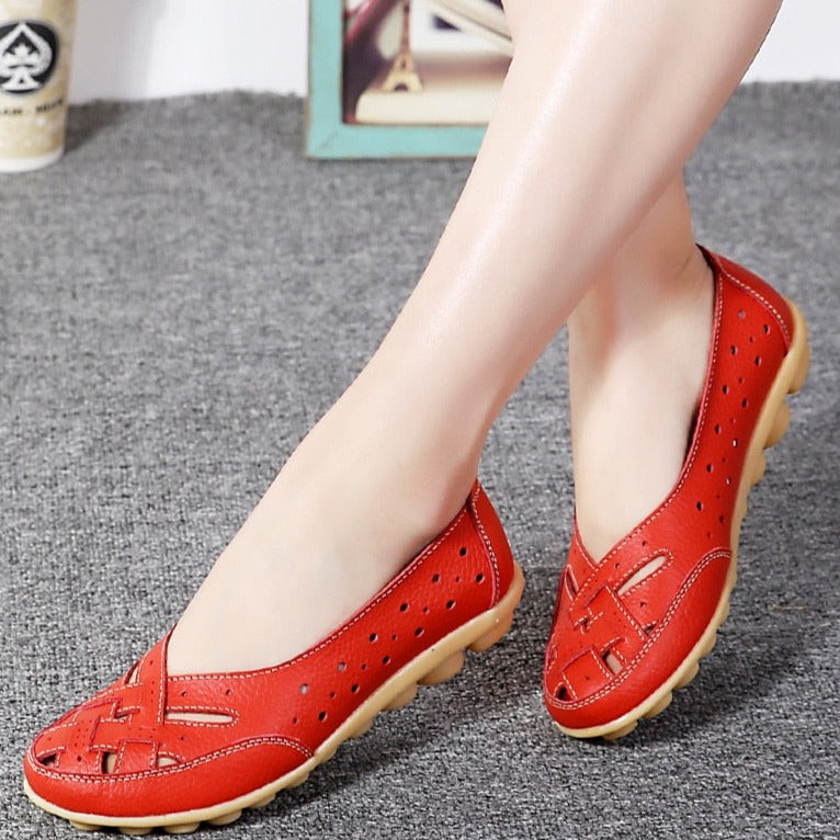 PROMOÇÃO VERÃO DE OFERTAS! (65%OFF) - O Mais Confortável, Leve e Bonito do Momento - Sapato Feminino Orto Flats