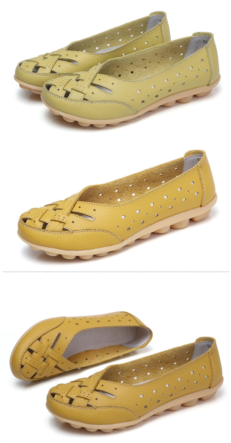 PROMOÇÃO VERÃO DE OFERTAS! (65%OFF) - O Mais Confortável, Leve e Bonito do Momento - Sapato Feminino Orto Flats