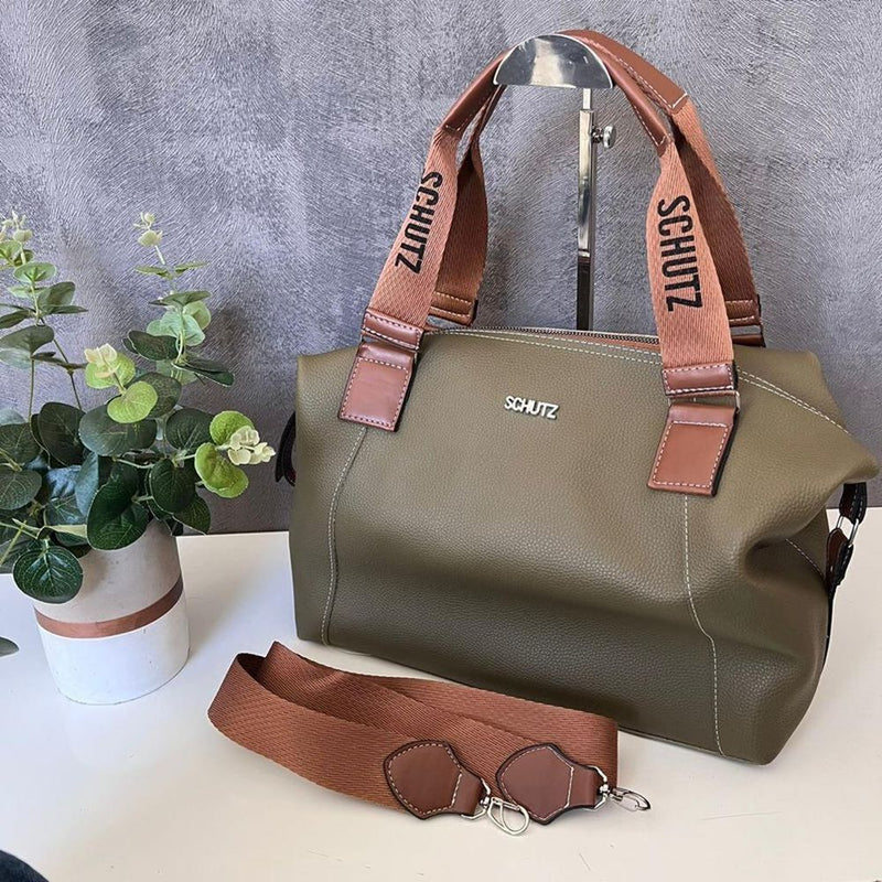 Bolsa Schutz Grande em Couro - A Queridinha entre as Mulheres! - [PROMOÇÃO DE REVEILLÓN + BRINDE EXCLUSIVO] Últimas Unidades!