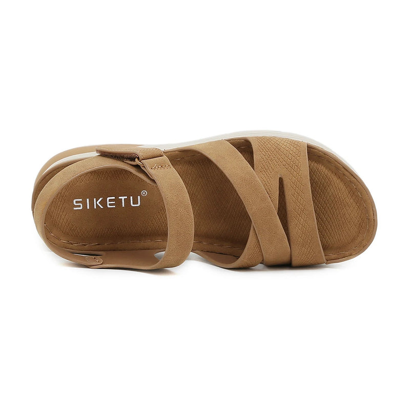 Sandália Ortopédica EVORÁ em couro -   Suavidade e Estabilidade para seus pés - PROMOÇÃO VERÃO DE OFERTAS (45%OFF)