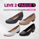 Sapatilha Ortopédica Amanda - A leveza e conforto que seus pés precisam! - PROMO DE AGOSTO! [COMPRE 1 LEVE 2] + BRINDE EXCLUSIVO!
