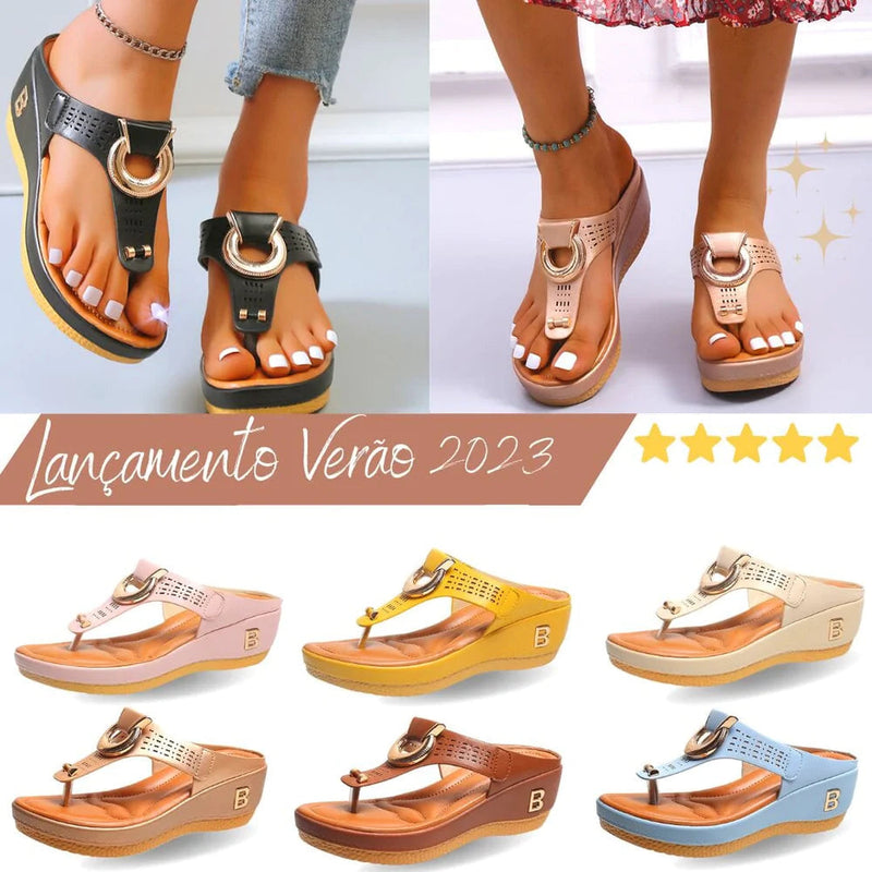 Sandália Ortopédica Giulia - Adeus as dores nos pés! PROMOÇÃO VERÃO DE OFERTAS!