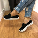 [MEGA PROMOÇÃO MÊS DO CONSUMIDOR] - COMBO OKAY!  2 PARES - Slip Ortopédico Glitter Gold + Slip Ortopédico Nobuc Preto